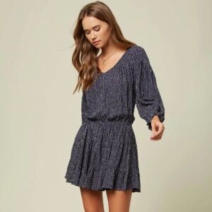 O’Neil Amaryn long sleeve mini dress